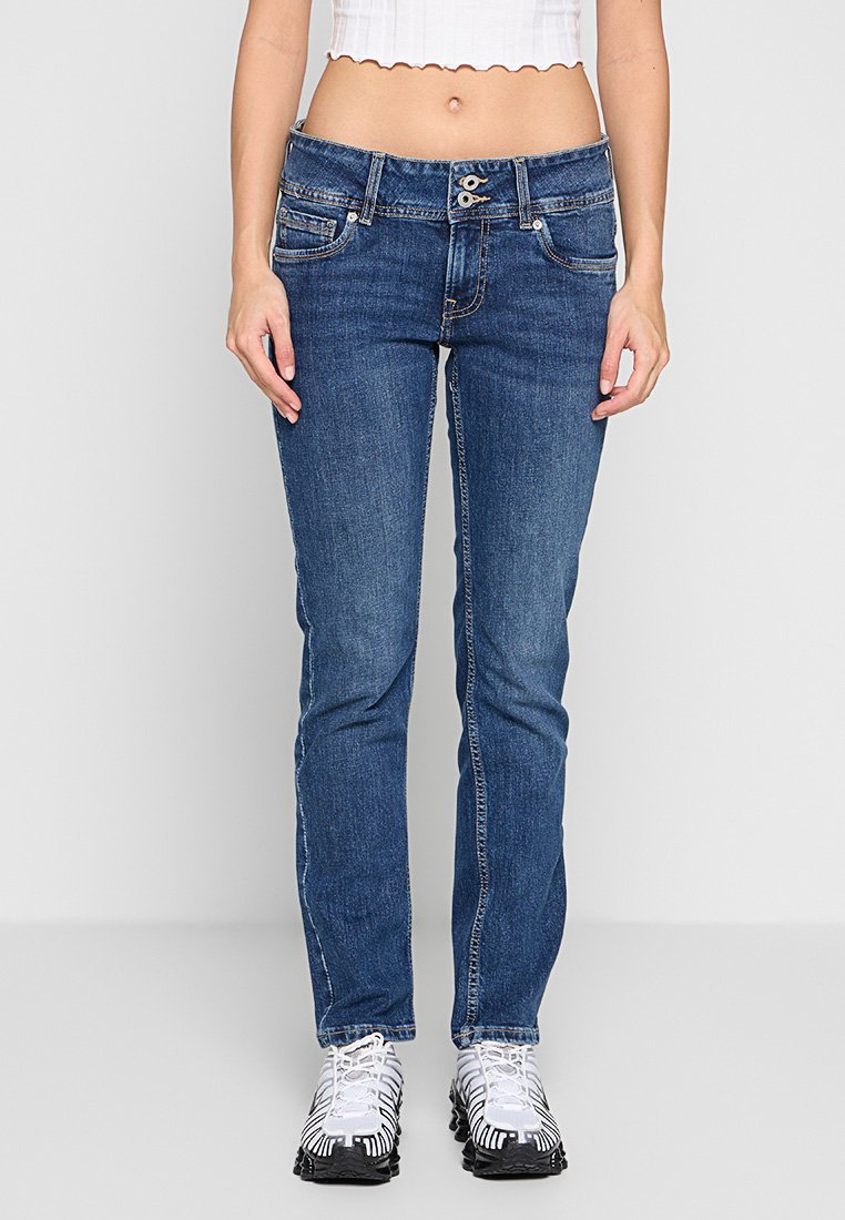 Pepe Jeans Slim fit jeans blauw Pepe Jeans Slim fit jeans blauw