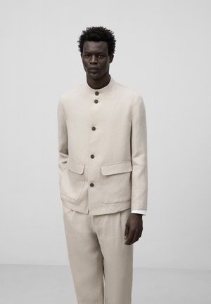 ADOLFO DOMINGUEZ MANDARIN COLLAR - Leichte Jacke - natural