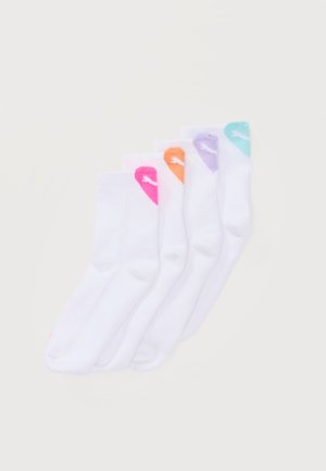 Puma HEART LOGO SHORT CREW 4 PACK  - Șosete - pink/orange/purple/mint