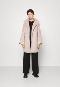 Selected Femme SLFVINNI - Kort kåpe / frakk - sandshell melange