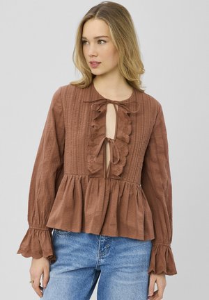 À NOUER - Blouse - camel