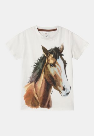THEA - Print T-shirt - cloud dancer