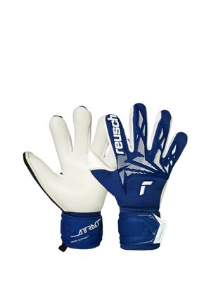 ATTRAKT FINGER SUPPORT  - Goalkeeping gloves - premium blue/white