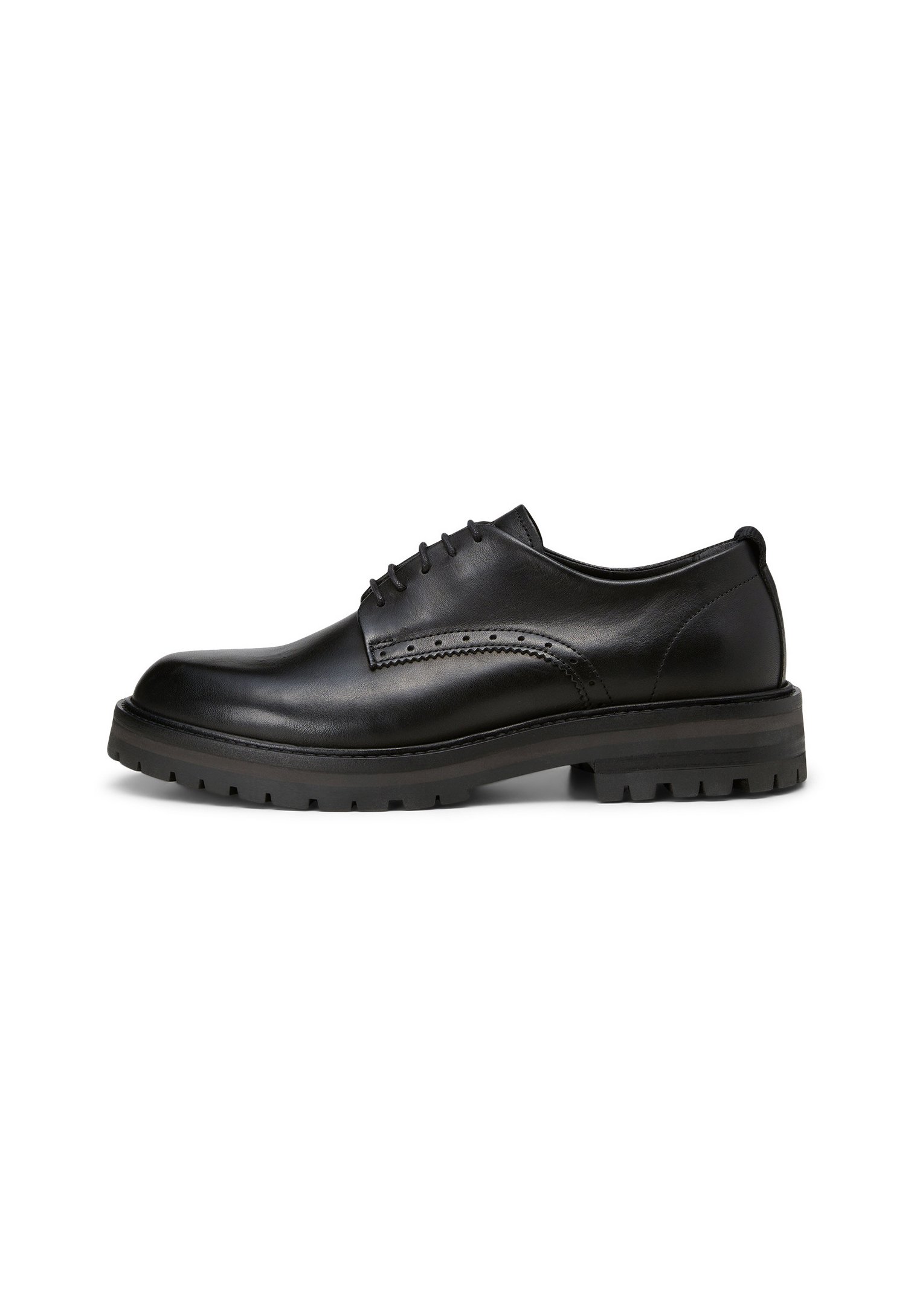 Marc O\'Polo woman  Black Leather Derby Shoes - usa size 6 Marc O main image 2