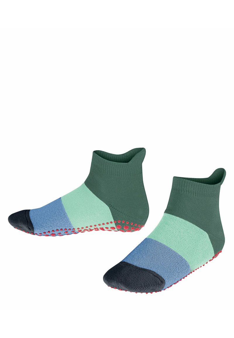 FALKE Colour Block - Chaussettes - dark jade