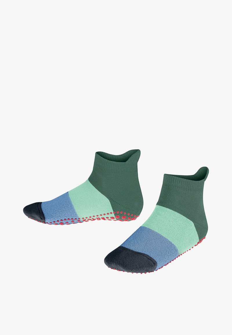 FALKE Colour Block - Chaussettes - dark jade