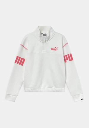 POWER HALF ZIP CREW UNISEX - Mikina - puma white