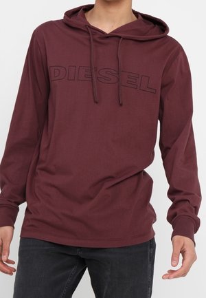 Langarmshirt - bordeaux