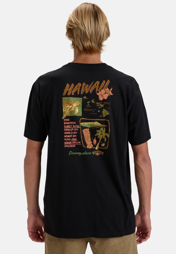 DREAMY PLACE - Print T-shirt - blk