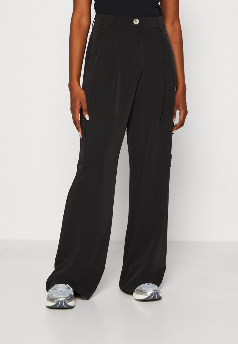 Pieces - Pccamil Wide Pant - 4476293 Silver Gray