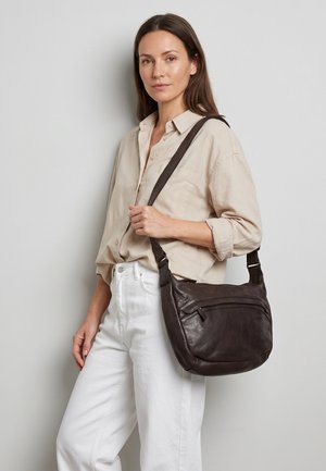 VENEZIA, CROSS BODY BAG - Cross body bag - dark brown