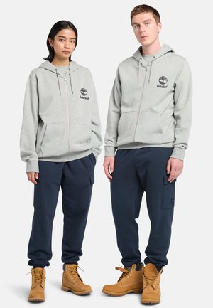 LOGO  - Zip-up sweatshirt - medium grey heather