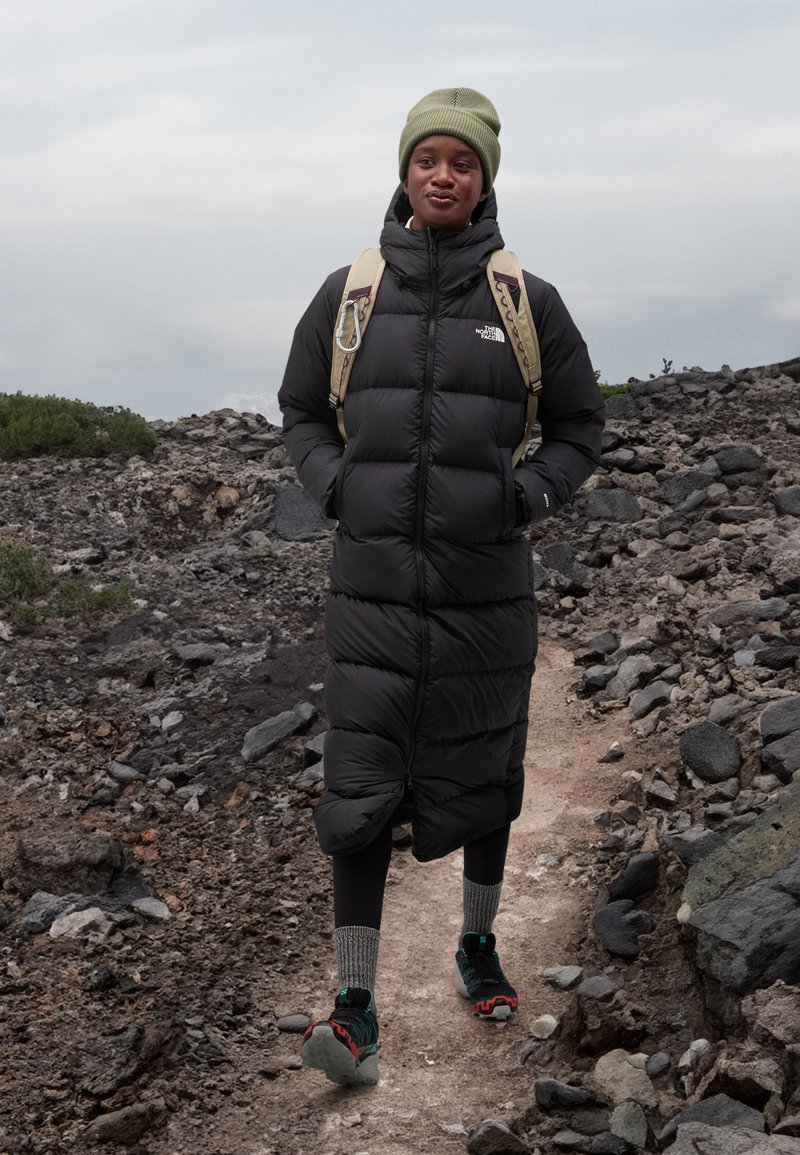 triple c north face full length women's down coat