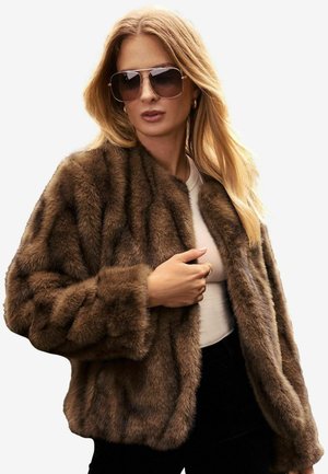 REGULAR FIT - Zimná bunda - brown