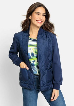 Olsen MIT STEHKRAGEN - Bomber Jacket - dunkelblau