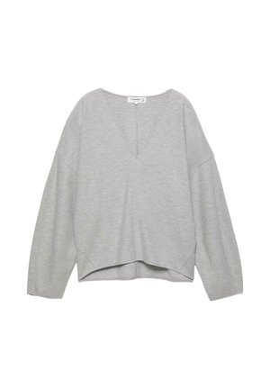 SOFT TOUCH - Striktrøje - light grey
