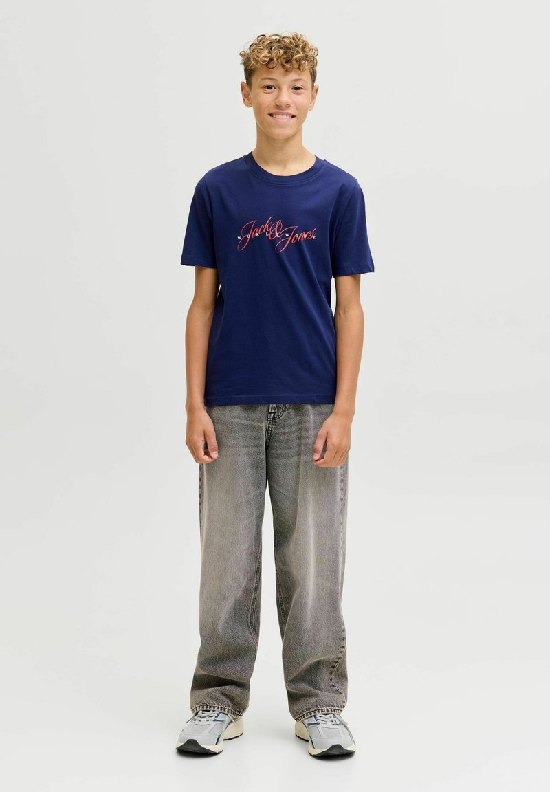 Jack & Jones Junior JJIALEX - Traperice opuštenog kroja - black denim