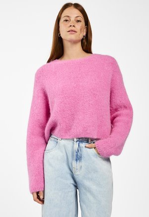 FELINE  - Pullover - dark begonia pink