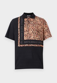CONTRAST PLACED PANEL - Polo - curry/black