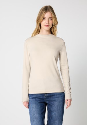 BASIC TURTLENECK - T-shirt à manches longues - beige