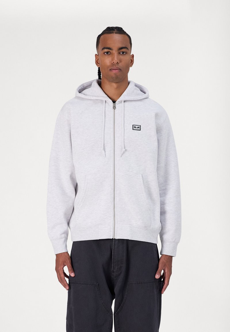 Obey Clothing ESTABLISHED WORKS EYES UNISEX - Felpa con cappuccio - ash grey
