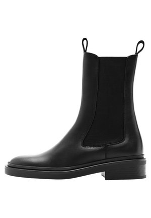 Massimo Dutti Platform ankle boots - black