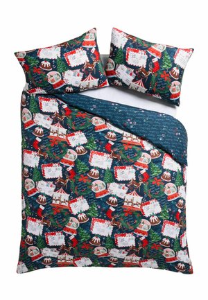 Next, CHRISTMAS POSTCARD DUVET COVER AND PILLOWCASE SET - Ropa de cama - navy