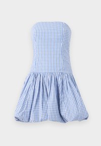 Bubble Hem Mini Dress - Koktailové šaty/večierkové šaty - blue