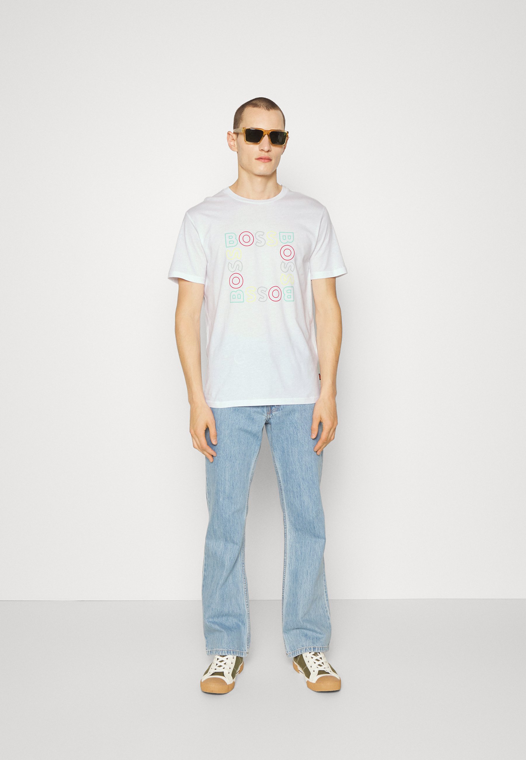 Boss White - Teesquare T-Shirt