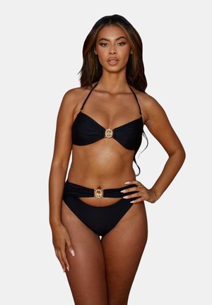 AMOUR HIGH WAISTED FULL BUM - Bikinibroekje - black