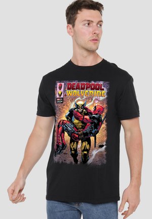 Print T-shirt - black