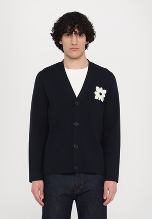 FLOWER PATCH  - Cardigan - marine