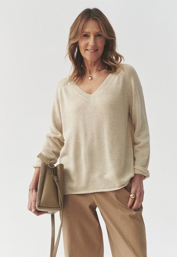 HANA - Strickpullover - beige