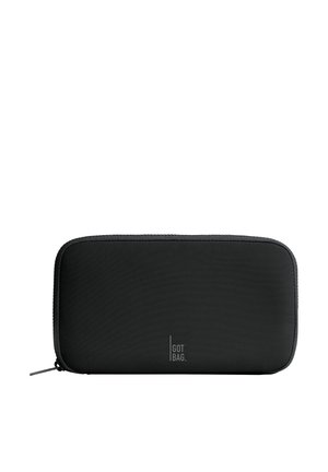 Black rectangular zippered pouch with smooth texture and "GOT BAG." logo centered on front panel.