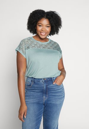 CARFLAKE LIFE S/S MIX JRS - Basic póló - chinois green