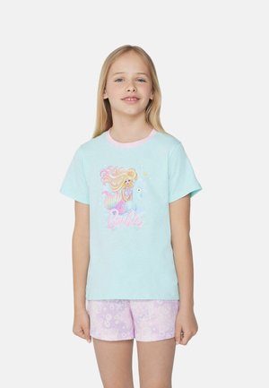 SET - Pyjama set - y azzurro stampa barbie sirena