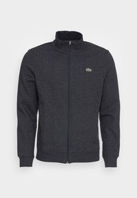 Lacoste Mikina na zip - dark grey