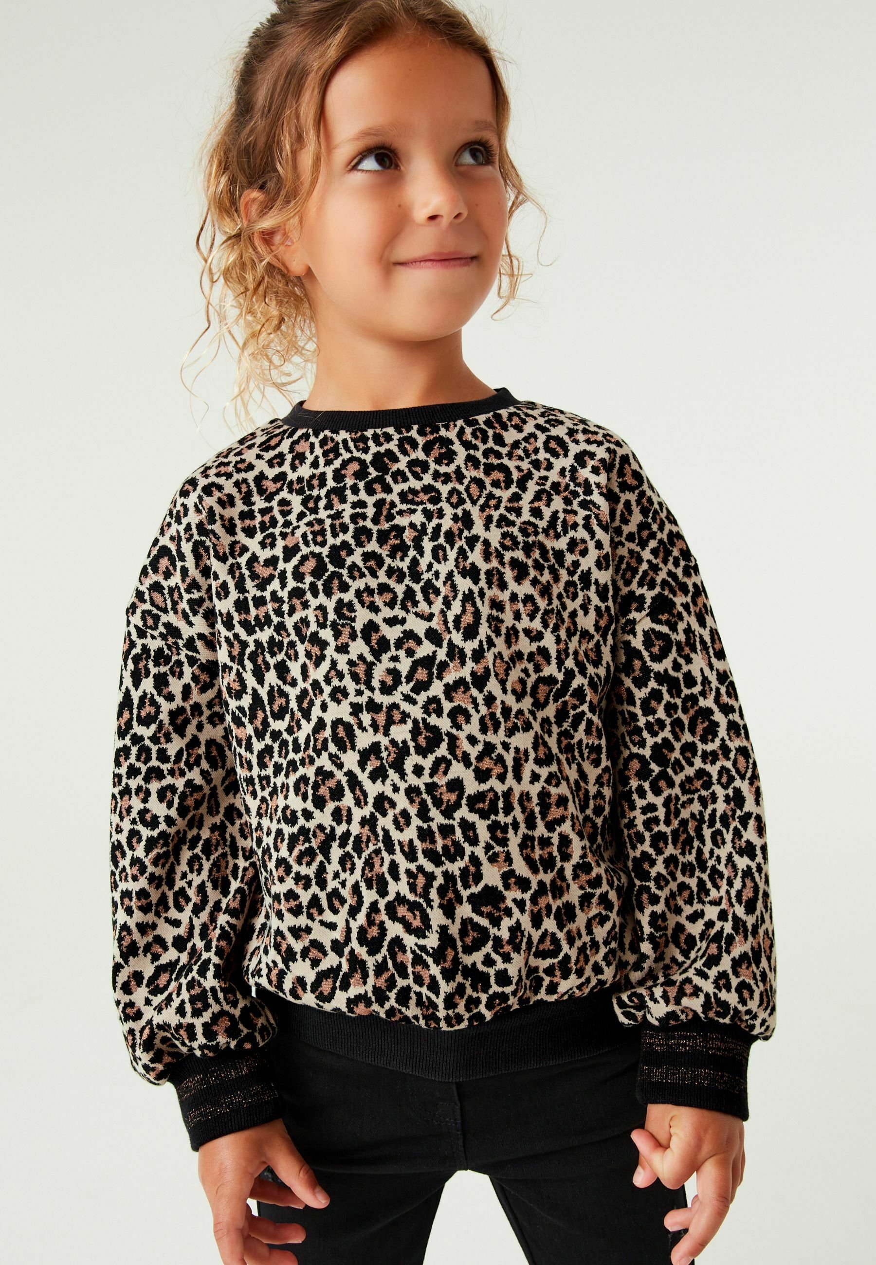 Next Sudadera animal jacquard/marrón - Zalando.es