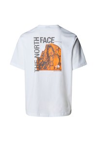The North Face HALF DOME PHOTO  - Print T-shirt - tnf white anthracite gr