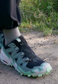 Salomon SPEEDCROSS 6 - Běžecké boty do terénu - black/laurel wreath/green ash