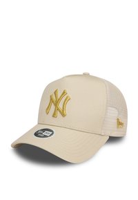 METALLIC TRUCKER ADJUSTABLE NY YANKEES - Casquette - beige gold