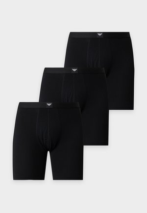 Emporio Armani, PARTE BASSA 3 PACK - Boxer aderenti lunghi - black