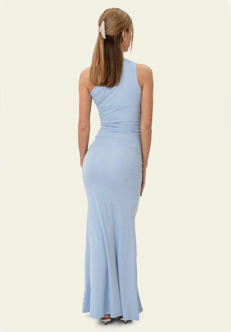 sachin and babi light blue dress Anna Cotton-Blend Button Down Maxi Dress in Baby Blue main image 0
