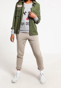 JDY Sudadera - mottled light grey