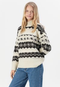 Vero Moda VMAMPLE HIGH NECK PULLOVER  - Džemper - birch