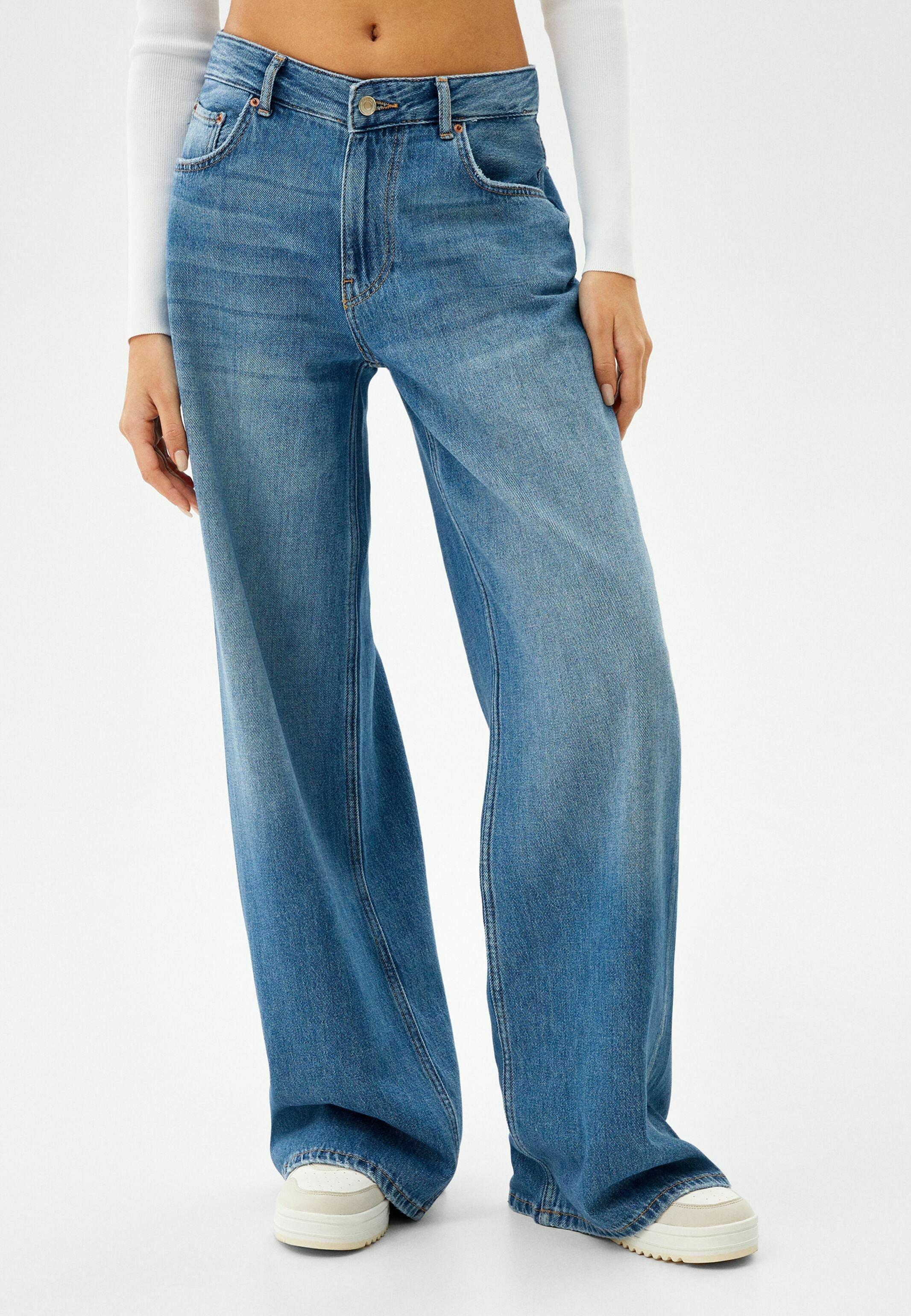 Bershka BAGGY - Jeans a zampa - light blue denim/carta da zucchero -  Zalando.it