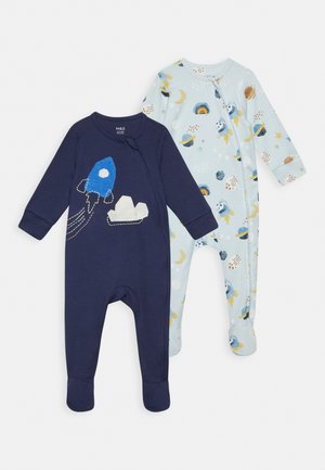 2 PACK ROCKE - Sleep suit - indigo mix