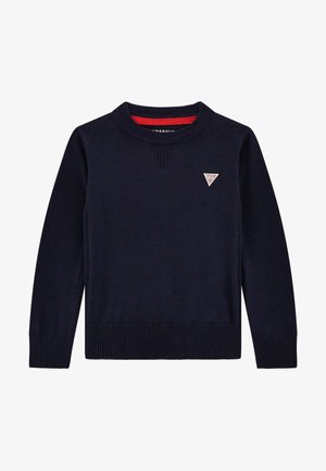 Guess ETICHETTA LOGO - Maglione - blu