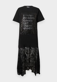 DANCE SEQUIN CARA DRESS - Rochie din jerseu - black