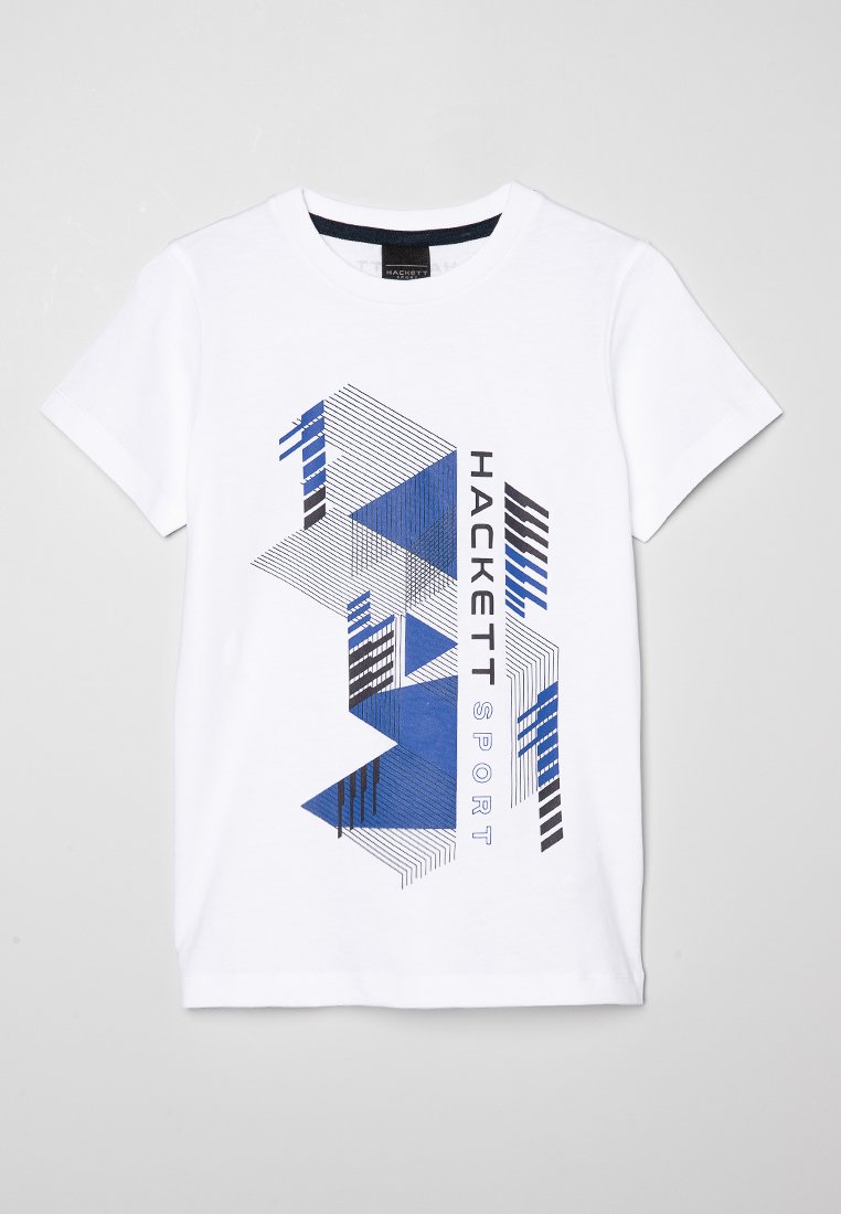 Hackett London T-shirt print wit